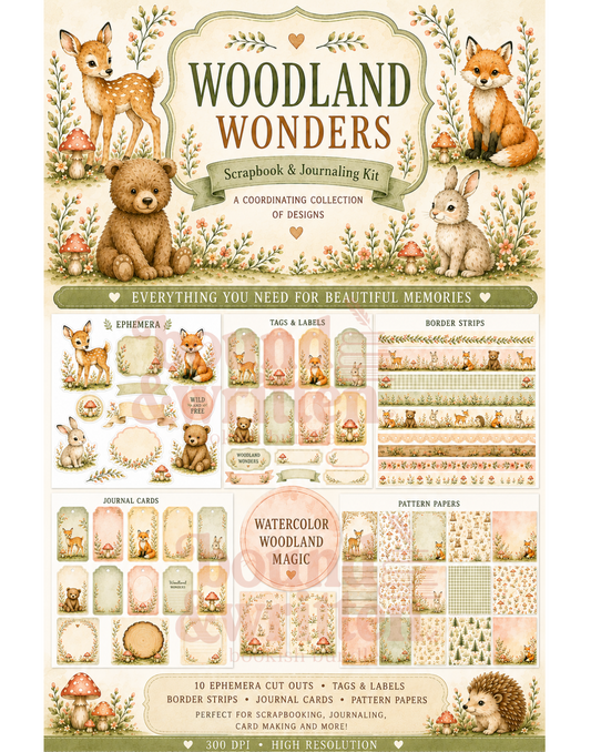 Woodland Creatures Themed Pack