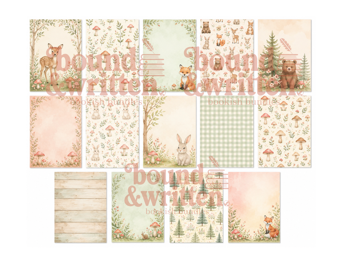 Woodland Creatures Themed Pack