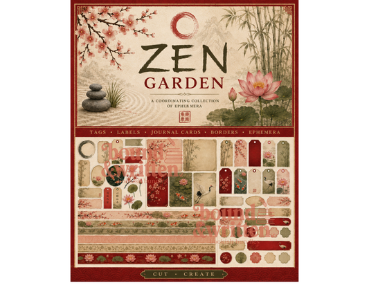 Zen Garden Themed Paper Pack